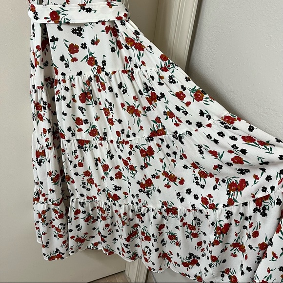 A.L.C. Richards Silk Floral Sleeveless Midi Dress Size US 4 - Picture 9 of 11